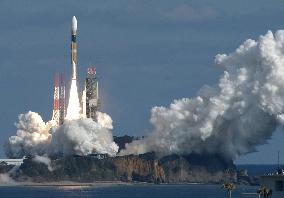 (CORRECTED)(2)Japan's H-2A rocket lifts off with 4 satellites